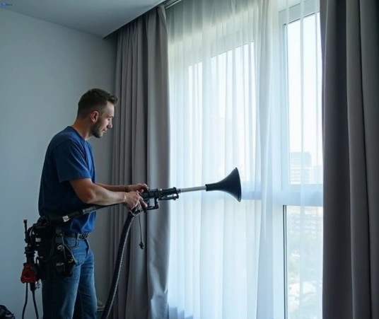 Professional curtain stain removal process equipment Matty Curtain Cleaning pacific-pines